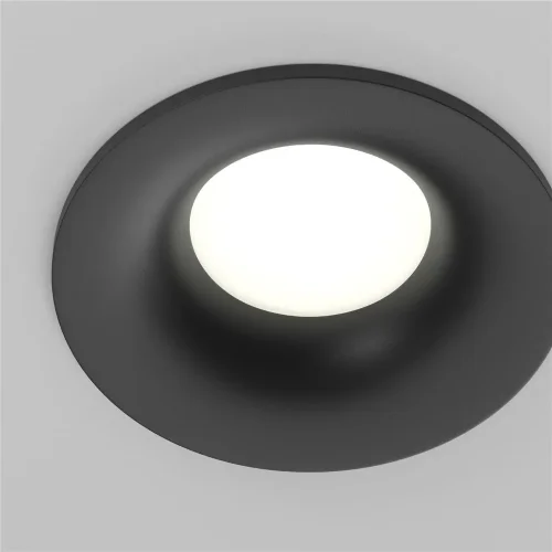 Встраиваемый светильник Slim GU10 x 10Вт IP 44 (Черный) - фото 2