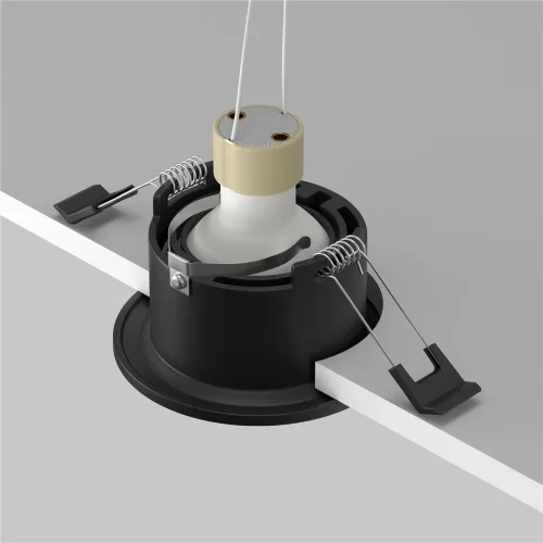 Встраиваемый светильник Slim GU10 x 10Вт IP 44 (Черный) - фото 5