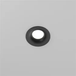 Встраиваемый светильник Изящность / Slim 1*GU10 10 Вт IP 44 (Черный) DL027-GU10-B