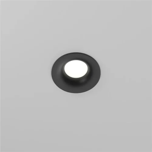 Встраиваемый светильник Изящность / Slim 1*GU10 10 Вт IP 44 (Черный) DL027-GU10-B - фото 3