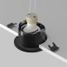 Встраиваемый светильник Изящность / Slim 1*GU10 10 Вт IP 44 (Черный) DL027-GU10-B - фото 5