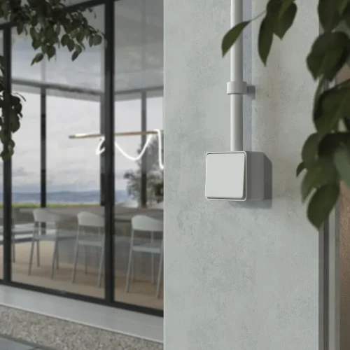 Выключатель одноклавишный влагозащищенный Gallant белый W5010201 - фото 2