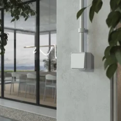 Выключатель одноклавишный влагозащищенный Gallant белый W5010201