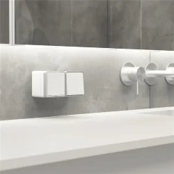 Выключатель одноклавишный влагозащищенный Gallant белый W5010201