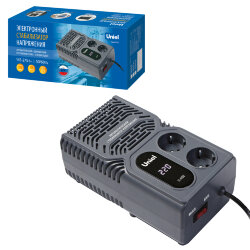 U-SDE 1000W Стабилизатор напряжения серии Constant, 1000ВА, Настольный, TM Uniel