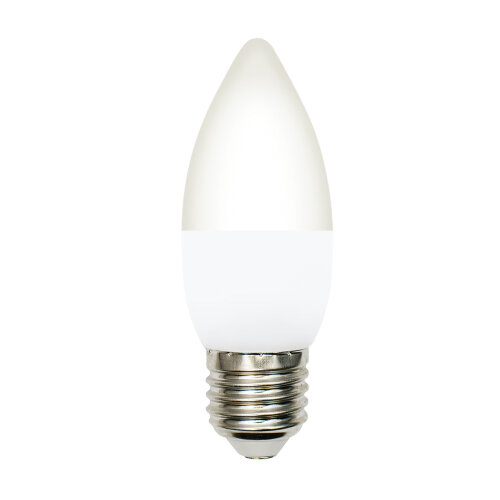 LED-C37-6W-3000K-E27-FR-DIM-SLS Лампа светодиодная, диммируемая, Форма свеча, матовая, Теплый белый свет 3000K - фото 1