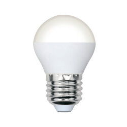 LED-G45-6W-3000K-E27-FR-DIM-SLS Лампа светодиодная, диммируемая, Форма шар, матовая, Теплый белый свет 3000K