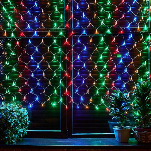 ULD-N2520-240-DTA MULTI IP20 Сетка светодиодная с контроллером, 240 светодиодов, 2.5х2 м, разноцветная, IP20, провод прозрачный - фото 7