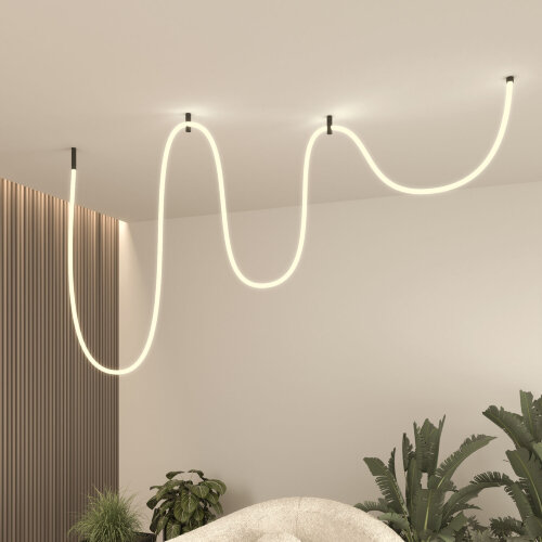 Гибкий неон 336Led 12W IP20 3000K Full light круглый теплый белый, 5 м - Фото 2