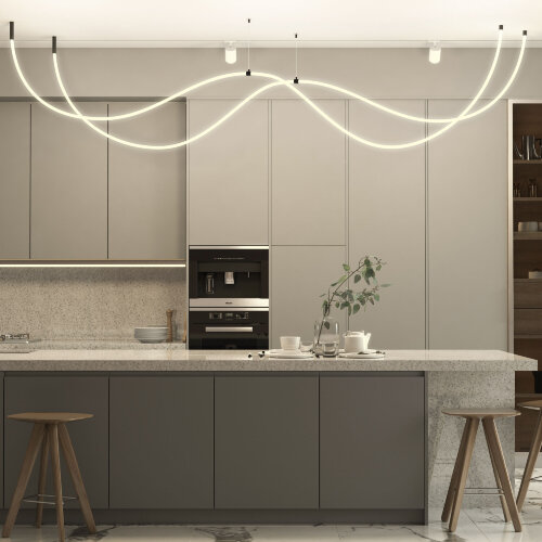 Гибкий неон 336Led 12W IP20 3000K Full light круглый теплый белый, 5 м - Фото 3