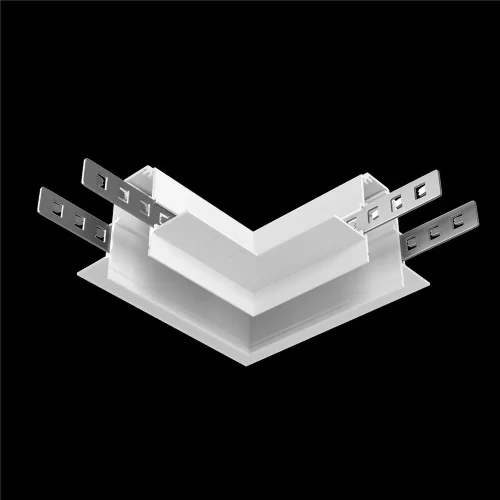 Коннектор угловой Exility встраиваемый под ГКЛ 12,5мм, белый (Белый) TRA034CL-42.12W - фото 3