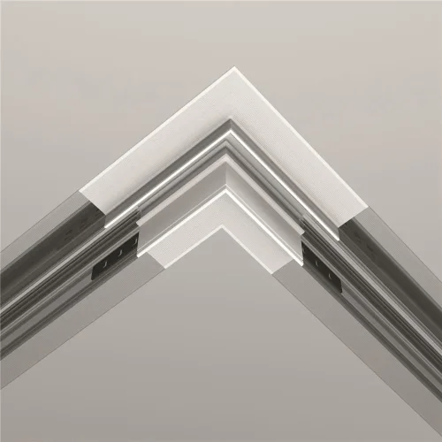 Коннектор угловой Exility встраиваемый под ГКЛ 12,5мм, белый (Белый) TRA034CL-42.12W - фото 5