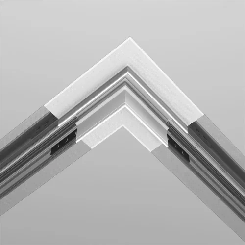 Коннектор угловой Exility встраиваемый под ГКЛ 12,5мм, белый (Белый) TRA034CL-42.12W - фото 9