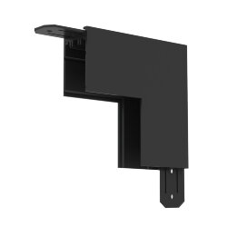 Угол стена-потолок накладной SMART, черный, Denkirs TR2108-BK