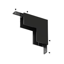 Угол стена-потолок накладной SMART, черный, Denkirs TR2108-BK