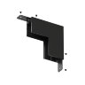 Соединитель для шинопровода Denkirs SMART BASE | СМАРТ БЭЙС TR2108-BK. Фото 3