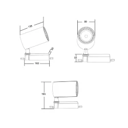 Трековый светильник Vuoro Trinity  4000K 26Вт (Черный)