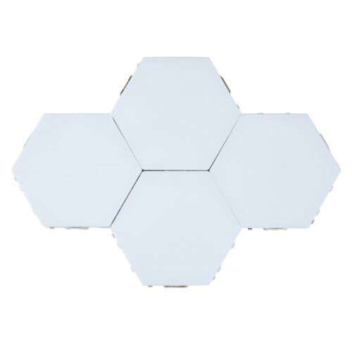 ULM-H77-3.5W-4000K WHITE SET4 Светильник светодиодный модульный, в составе набора из 4 шт, Сенсорный, Белый свет 4000К, БП в-к, 400Лм, TM Uniel - фото 1