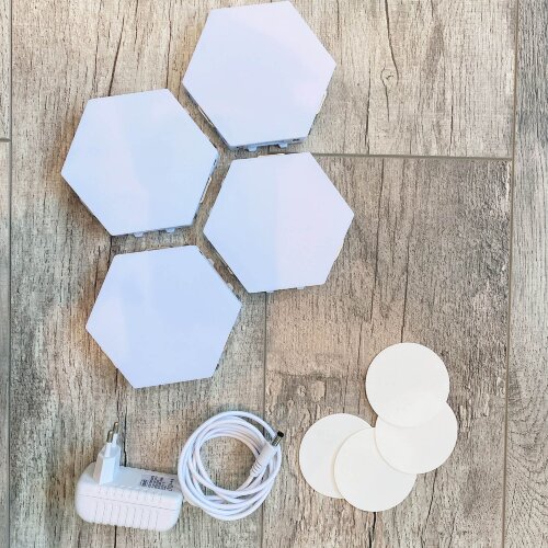 ULM-H77-3.5W-4000K WHITE SET4 Светильник светодиодный модульный, в составе набора из 4 шт, Сенсорный, Белый свет 4000К, БП в-к, 400Лм, TM Uniel - фото 10