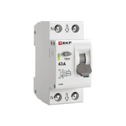 Устройство защиты от дугового пробоя (УЗДП) 1P+N 63А PROxima EKF afdd-2-63-pro