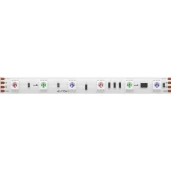 Светодиодная лента 24В 5050 14,4Вт/м 5м IP 20 Адресная (SPI) Цветная (RGB) 201246 (Белый) 201246
