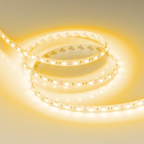 Светодиодная лента RT-B60-10mm 12V Yellow (14.4 W/m, IP20, 5060, 5m) (Arlight, Открытый) - фото 3