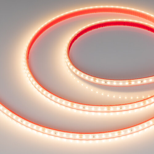 Светодиодная лента герметичная RTW-PS-A120-10mm 24V Warm3000 (9.6 W/m, IP67, 2835, 5m) (Arlight, 9.6 Вт/м, IP67) - фото 1