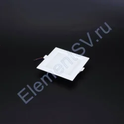 Светодиодный светильник DL-SS-6W MB40 (220V, 6W, square 118mm, warm white)