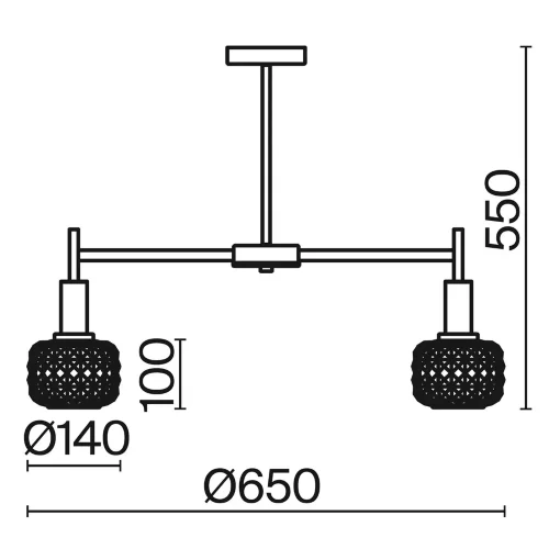 Потолочный светильник Феро / Fero (Латунь) FR5366CL-05BS - фото 12