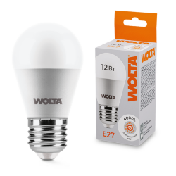 Светодиодная лампа WOLTA 25S45GL12E27 12Вт 4000K Е27