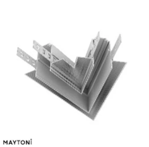 Угол-соединитель 45° Exility встраиваемый под ГКЛ 12,5мм, белый (Белый) - фото 7