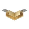 TR5731-SB Угловой элемент для трека SHINE BASE 90° потолок-потолок, сатинированная латунь, алюминий. Фото 2