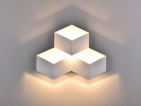 Светильник настенный GW PALMIRA белый, 9 Вт, GW-1101-3-9-WH-NW - фото