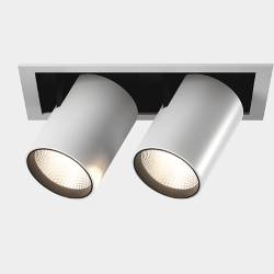 'Светильник светодиодный потолочный встраиваемый поворотно-выдвижной, серия SPL, Ч/Б, 25Вт, IP20, Нейтральный белый (4000К), SPL-SQ2-25-NW 003441