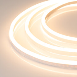 Гибкий неон ARL-NEON-1608-SIDE 24V Warm (Arlight, 6 Вт/м, IP65)