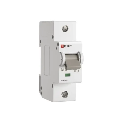 Выключатель автоматический 1п C 10А 15кА ВА 47-125 PROxima EKF mcb47125-1-10C - фото 2