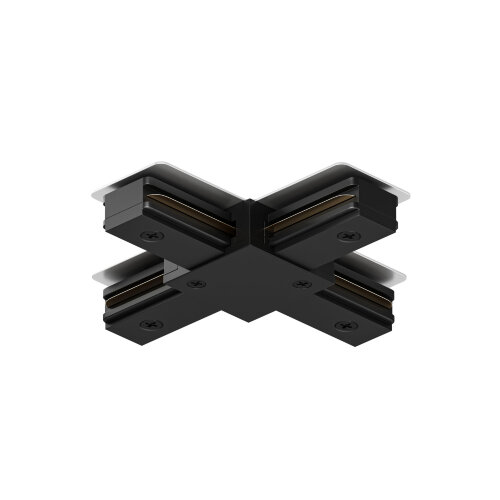TR1104-BK Соединитель для шинопровода X-образный, черный. Фото 3