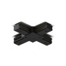 TR1104-BK Соединитель для шинопровода X-образный, черный. Фото 3
