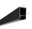 Алюминиевый LED профиль LINE 5070 ral9005 LT70 (с экраном) — 2500мм - фото 1