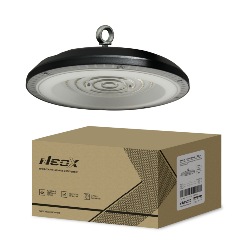 Светильник складской линзованный светодиодный UHB-2L 100Вт 230В 5000К 10500Лм 105лм/Вт IP65 без пульсации NEOX - Фото