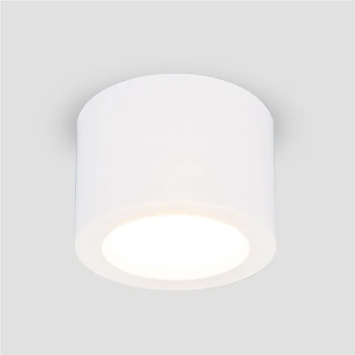 Накладной потолочный  светодиодный светильник DLR026 6W 4200K белый матовый - фото