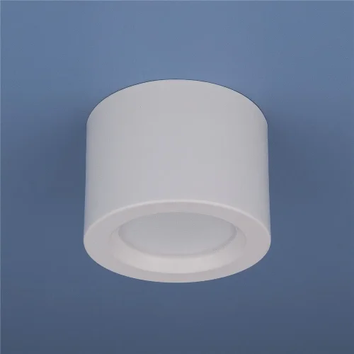 Накладной потолочный  светодиодный светильник DLR026 6W 4200K белый матовый - фото 3
