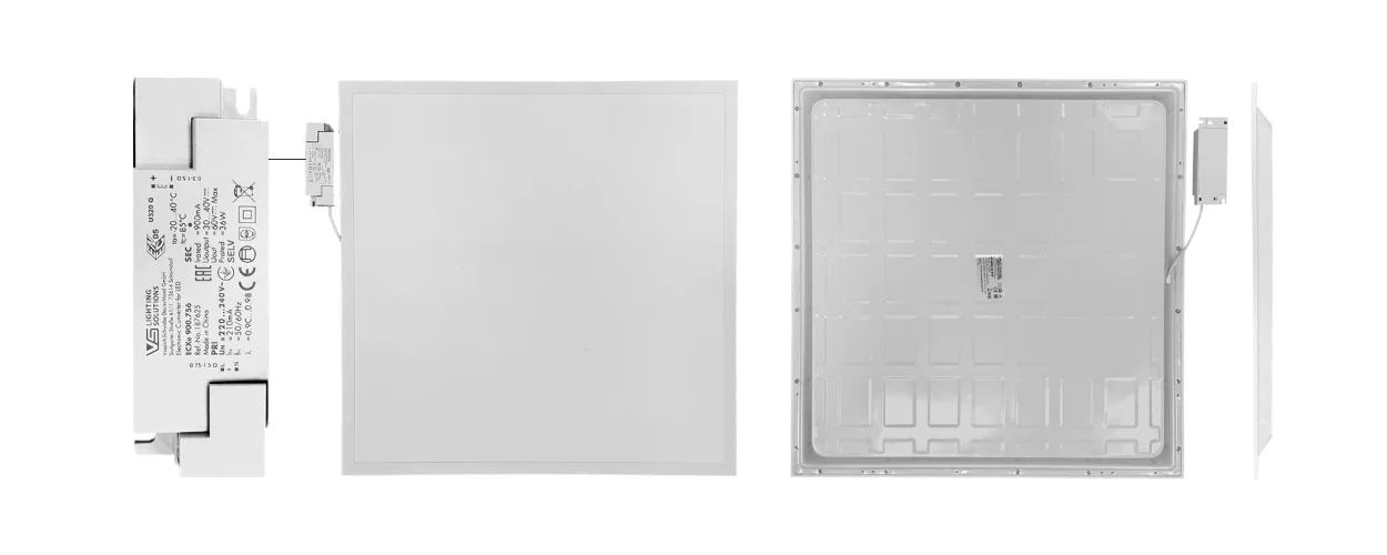 Светодиодная панель с равномерной засветкой 36Вт 4000K IP20 4680Лм CRI80 | LED Backlight Panel | - Vossloh-Schwabe. Фото 2