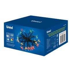 USL-S-137-PT5000 SAKURA Садовая гирлянда на солнечной батарее Сакура, 50 светодиодов, Разноцветный свет, 1xАА Ni-Mh аккумулятор в-к, IP44, TM Uniel