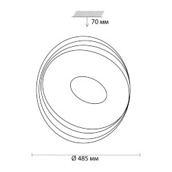 Настенно-потолочный светильник «Sonex» 3027/EL, серия: SEKA (накладной) - Мобильное приложение LampSmart