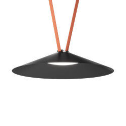 Cветильник для трека-ремня Belty, серия Flow, со светодиодом, D600*H122мм, 48V DC, 24W, RA90, 120°, 4000K, IP20, черный, алюминий, Denkirs DK5568-BK