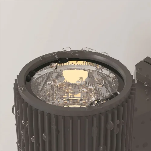 Настенный светильник (бра) Rando E27х1 60Вт IP 54 (Серый) - фото 5