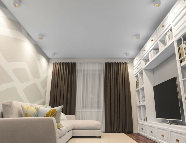 DK3080-WBR Светильник накладной, IP 20, 10 Вт, GU5.3, LED, белый/бронзовый, пластик. Фото 3