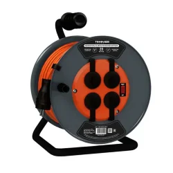 Удлинитель на метал. катушке 4х20м с заземл.16А IP44 ПВС 3х2.5 с выкл. медь TOKOV ELECTRIC TKP-SK20-325-Z