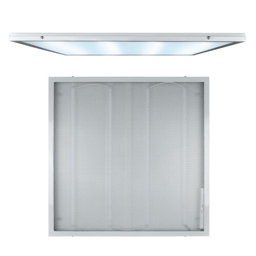 ULP-Q105 6060-45W-DW WHITE Светильник светодиодный потолочный универсальный, Дневной свет 6500K, Рассеиватель призма, Встроенный и-п, Корпус белый. - фото 5